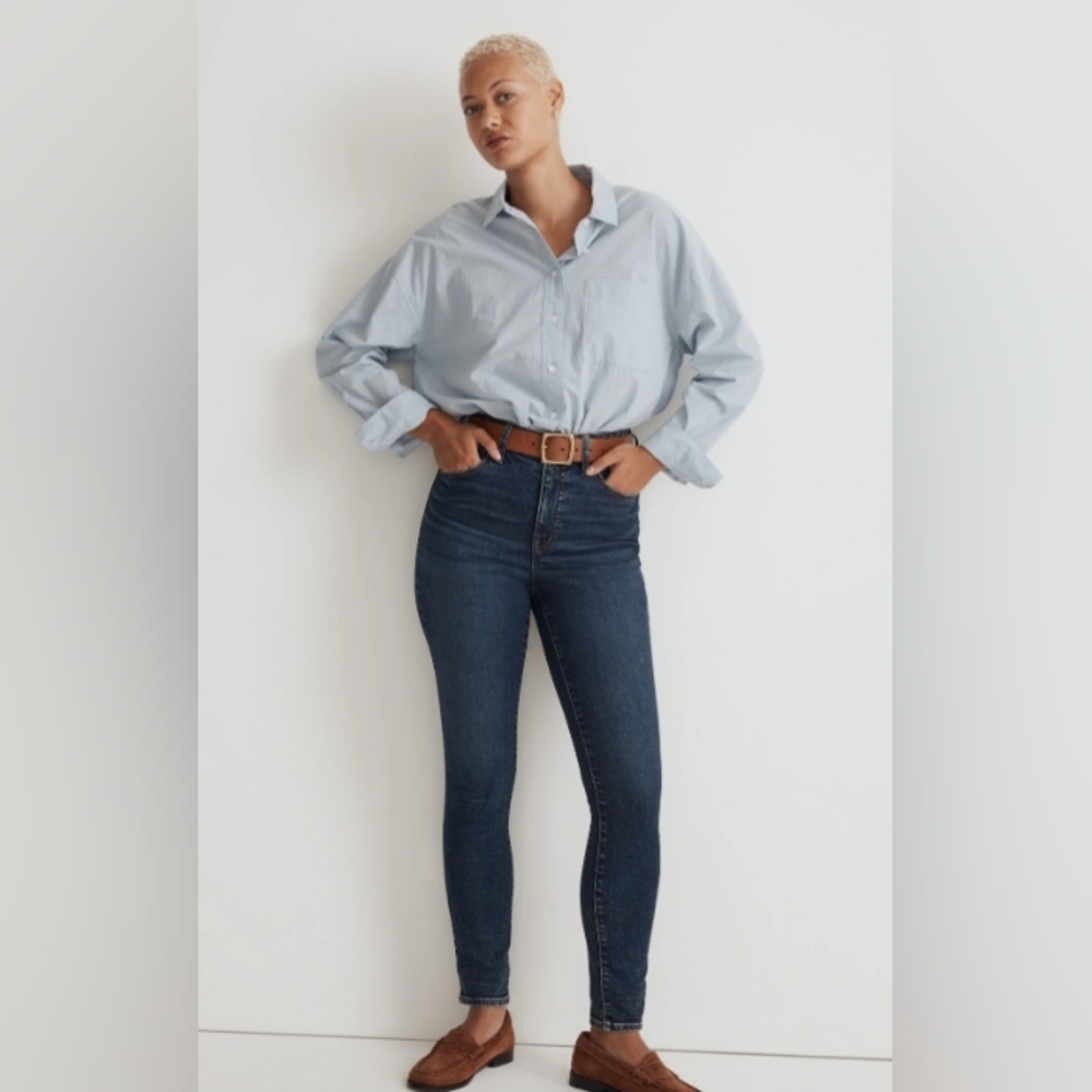 Madewell Jeans Curvy Roadtripper Skinny Denim Jeans Size 27 NM178 NEW NWT